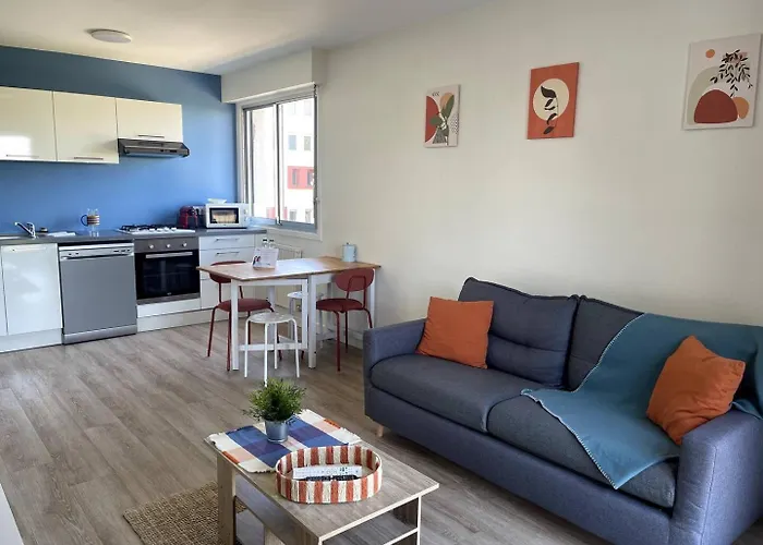 Appartement Bleu Mandarine By Prim0 C0nciergerie