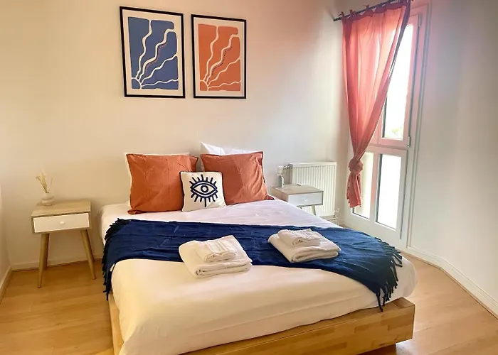 Appartement Bleu Mandarine By Prim0 C0nciergerie