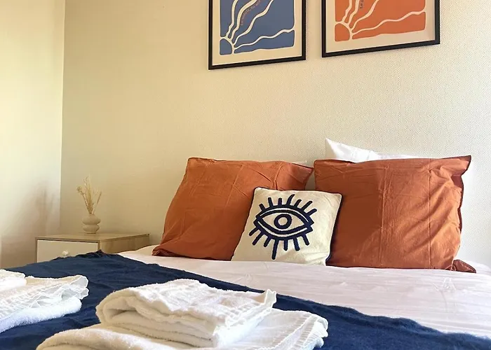 Appartement Bleu Mandarine By Prim0 C0nciergerie Clermont-Ferrand